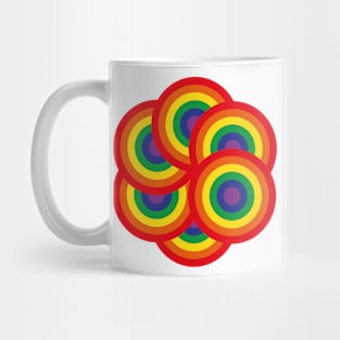 Radial Rainbow Mug